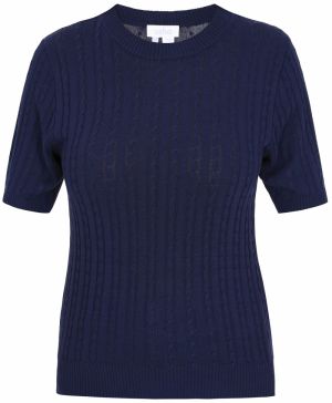 usha BLUE LABEL Sveter 'Everyday Fashion'  námornícka modrá