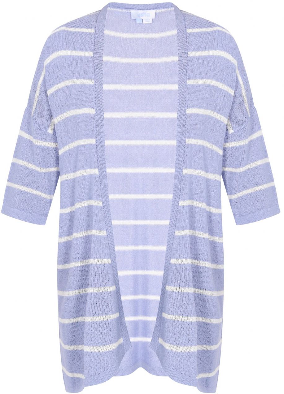 usha BLUE LABEL Kardigán  orgovánová / biela