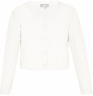 Usha Kardigán 'Fashion Look'  šedobiela