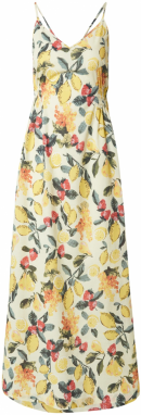 VERO MODA Letné šaty 'VMLemony'  modrá / žltá / zelená / biela