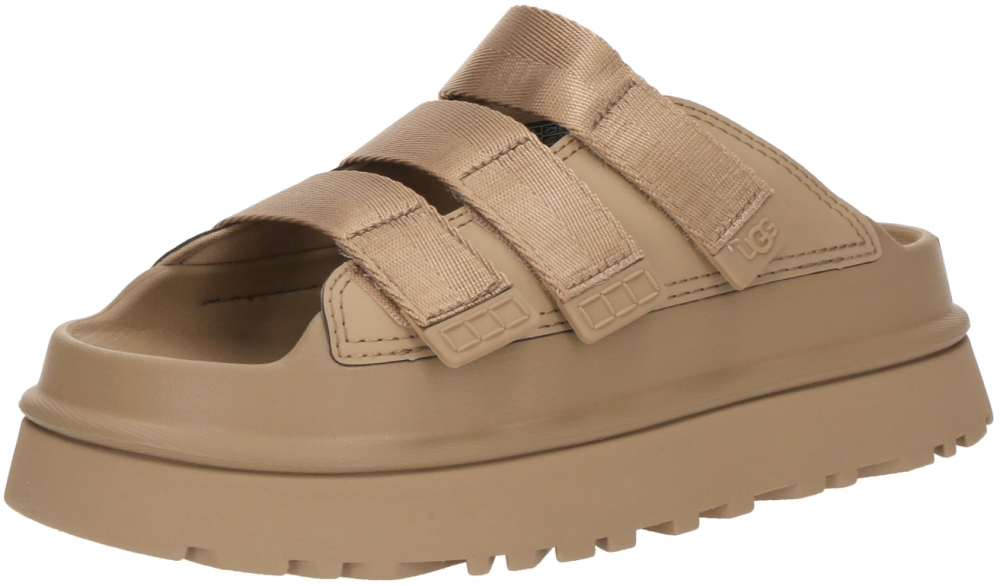 UGG Šľapky 'GoldenGlow Slide'  farba ťavej srsti