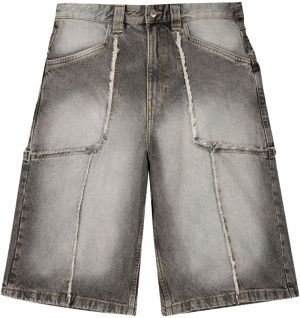 Bershka Džínsy  svetlosivá / sivá melírovaná