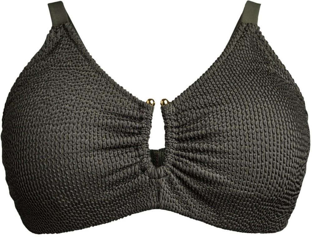 Swim by Zizzi Bikinový top 'Slina'  tmavozelená