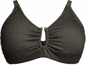 Swim by Zizzi Bikinový top 'Slina'  tmavozelená