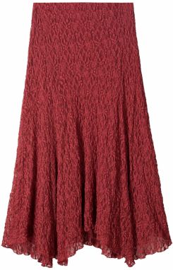 Bershka Sukňa  rubínová