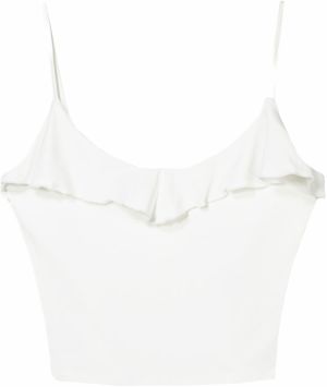 Bershka Top  svetlobéžová