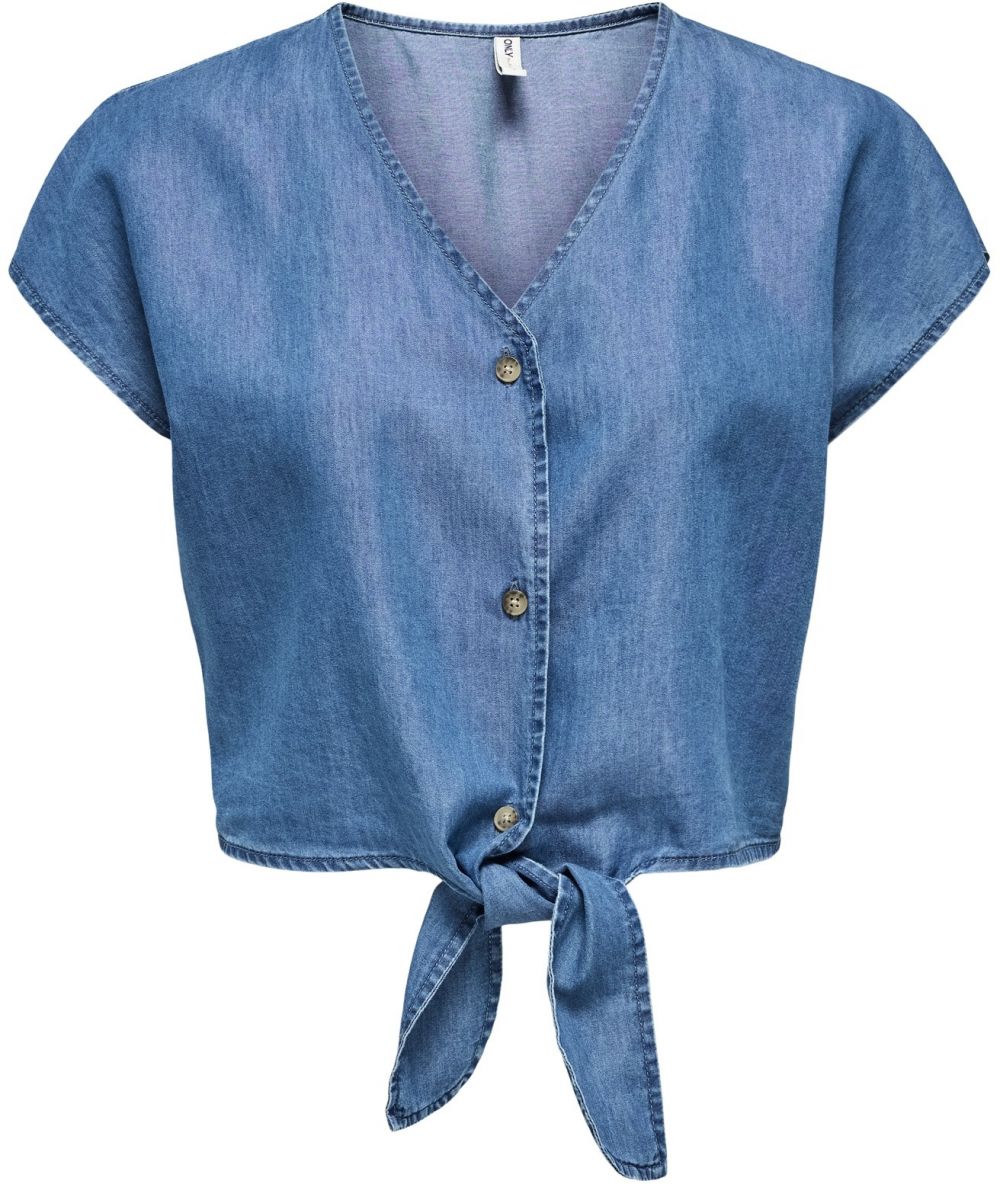 Only Petite Blúzka 'ONLBEA'  modrá denim