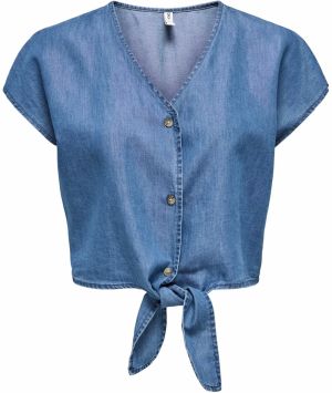 Only Petite Blúzka 'ONLBEA'  modrá denim