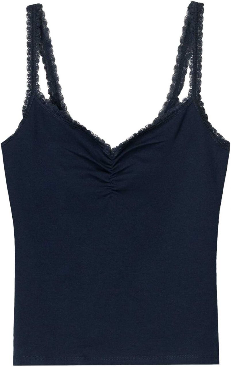 Bershka Top  námornícka modrá