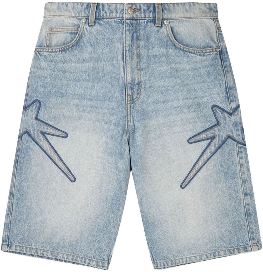 Bershka Džínsy  modrá / svetlomodrá