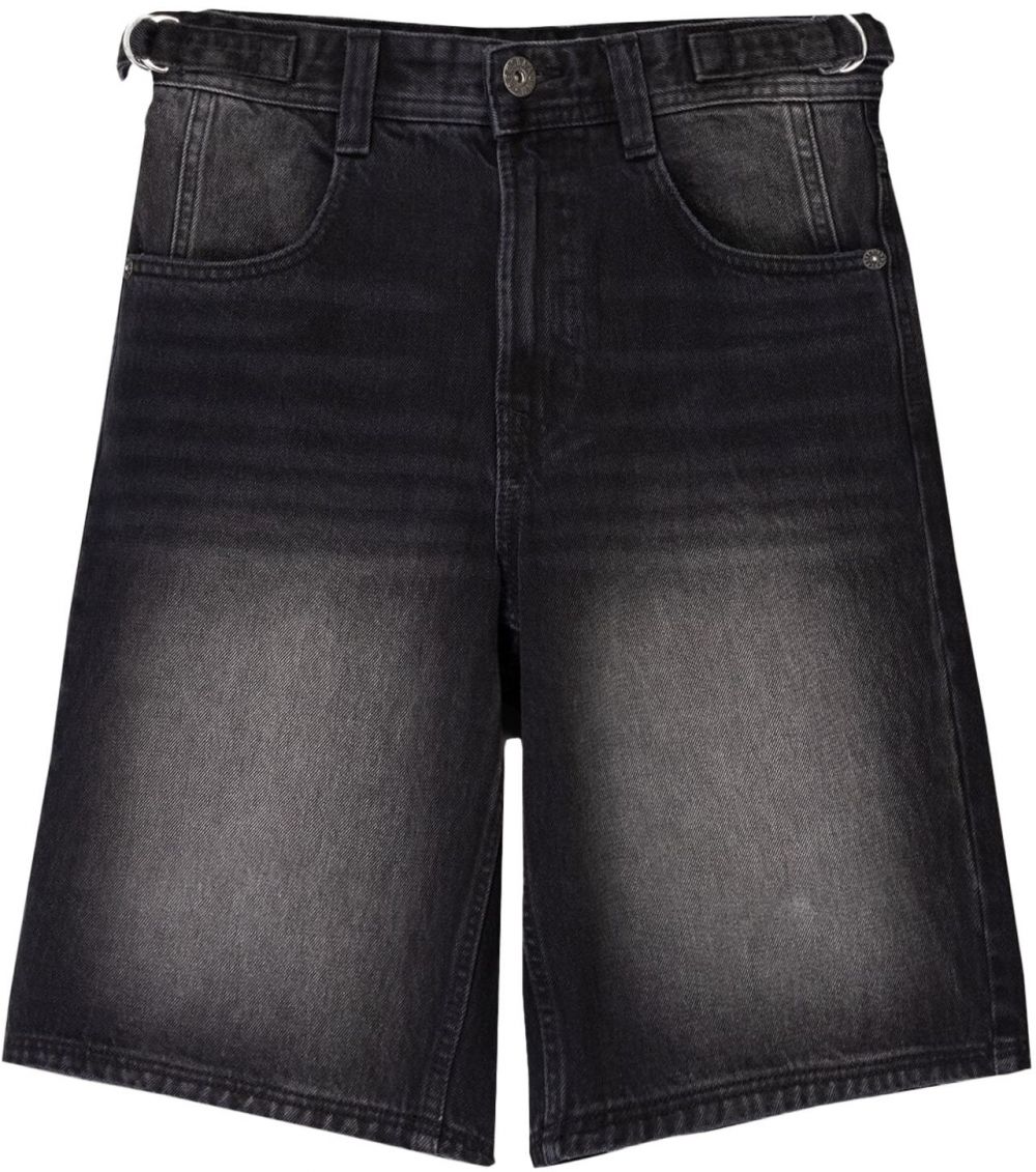Bershka Džínsy  čierny denim