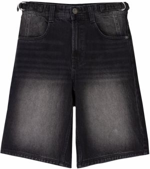 Bershka Džínsy  čierny denim