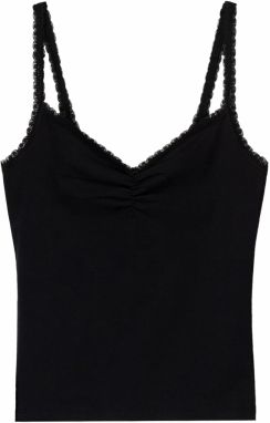 Bershka Top  čierna