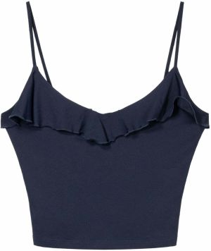 Bershka Top  námornícka modrá
