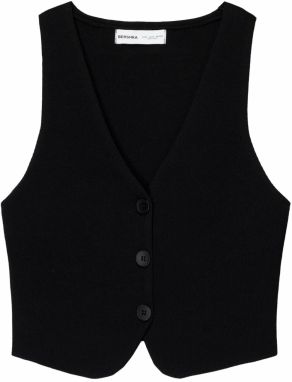 Bershka Vesta  čierna