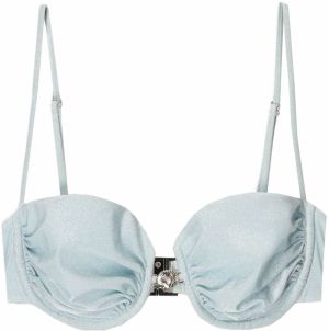 Bershka Bikinový top  svetlomodrá