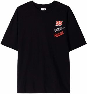 Bershka Tričko  žltá / červená / čierna / biela