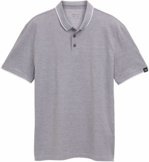 TOM TAILOR DENIM Tričko  dymovo modrá / biela
