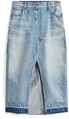 Tommy Jeans Sukňa  modrá denim