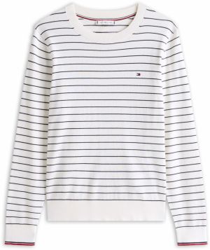 TOMMY HILFIGER Sveter  červená / čierna / biela
