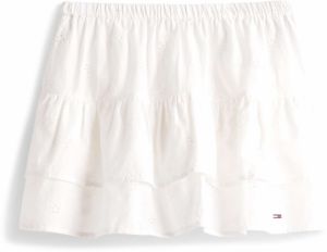 Tommy Jeans Sukňa  biela