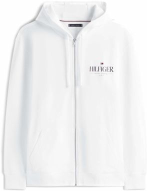 Tommy Hilfiger Big & Tall Tepláková bunda  čierna / biela