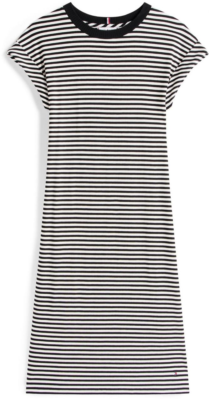 TOMMY HILFIGER Šaty  čierna / biela