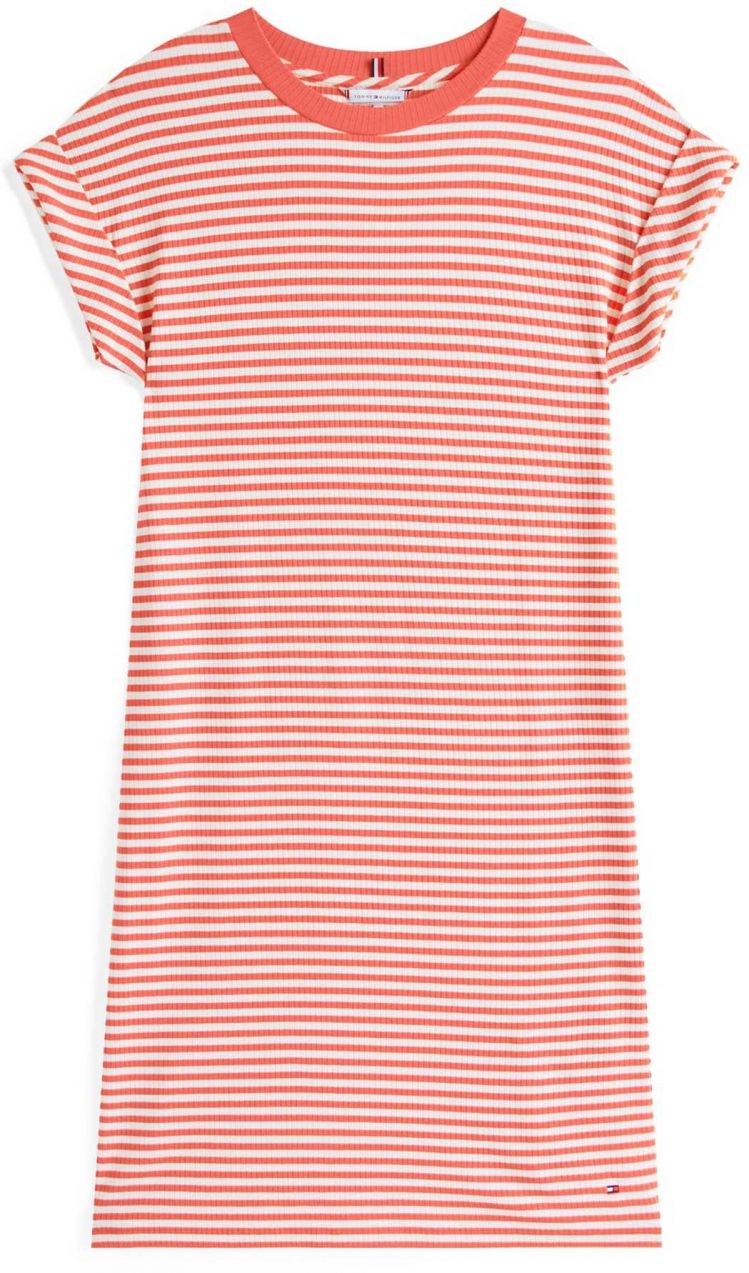 TOMMY HILFIGER Šaty  lososová / biela