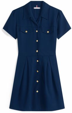 TOMMY HILFIGER Košeľové šaty  ultramarínová