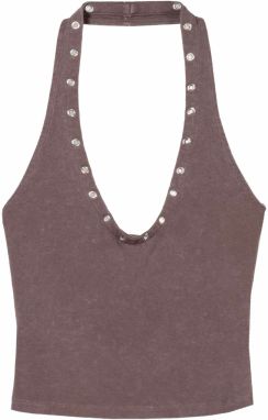 Bershka Top  čokoládová