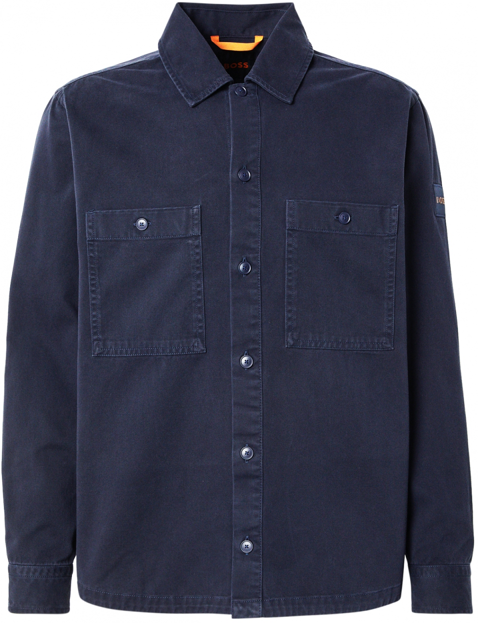 BOSS Košeľa  tmavomodrá