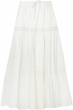 Bershka Sukňa  šedobiela
