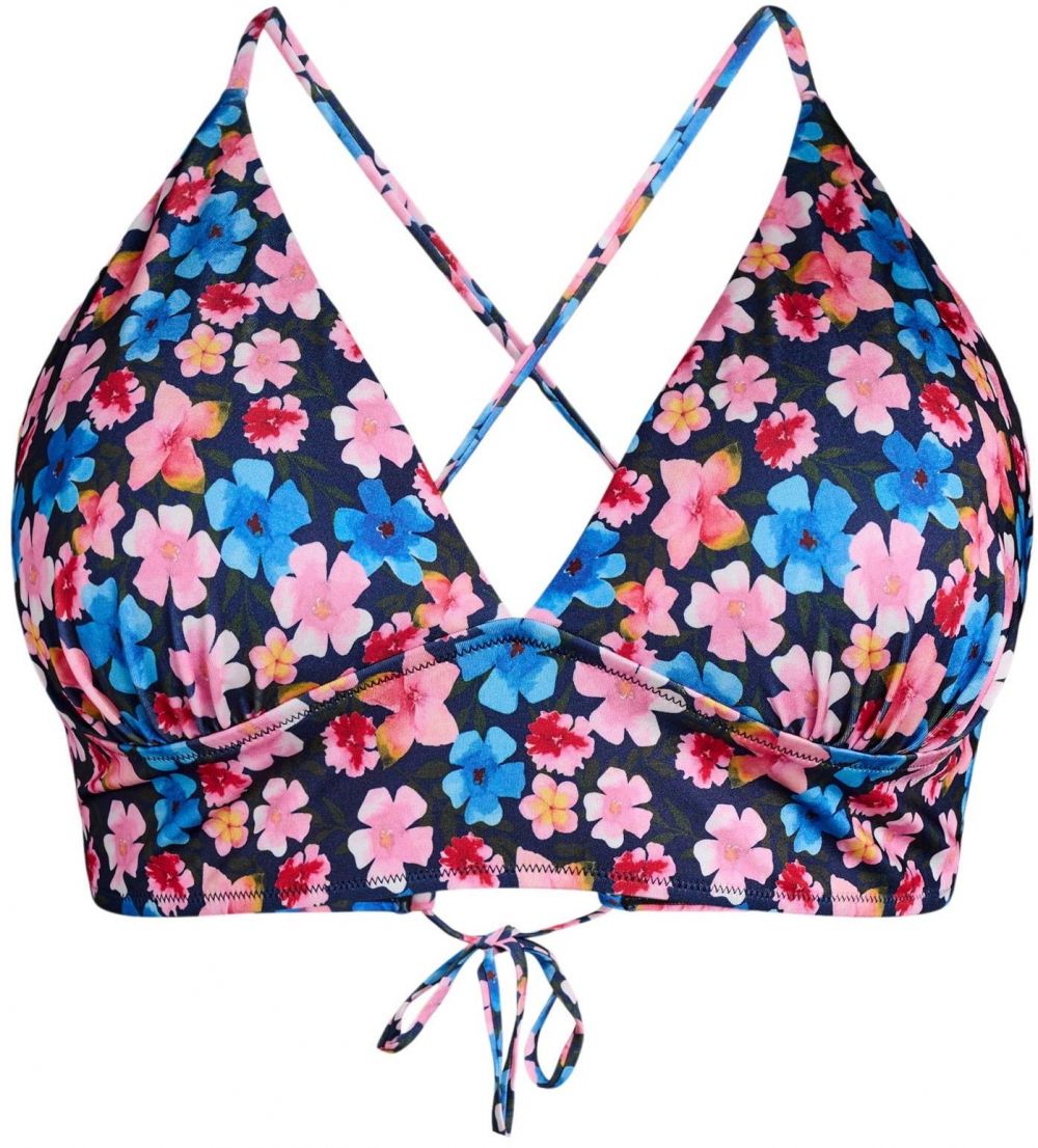 Zizzi Bikinový top 'Caanne'  modrá / ružová / červená / čierna