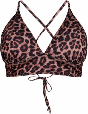 Zizzi Bikinový top 'Caanne'  hnedá / svetlohnedá / čierna