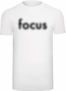 Mister Tee Tričko 'Focus'  čierna / biela