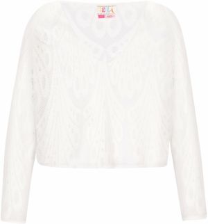 IZIA Sveter 'Fashion Look'  šedobiela