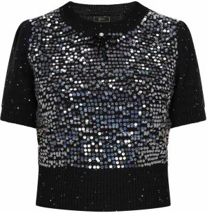 faina Sveter 'Fashion Look'  čierna