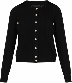 DreiMaster Klassik Kardigán 'Classic Look'  čierna