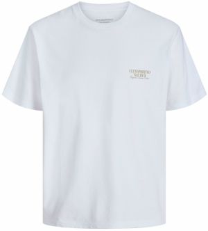 JACK & JONES Tričko 'JORHydra'  nebesky modrá / hnedá / hnedá / biela