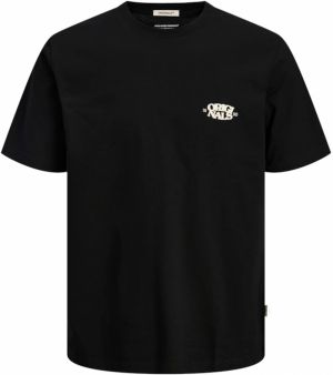 JACK & JONES Tričko  béžová / čierna