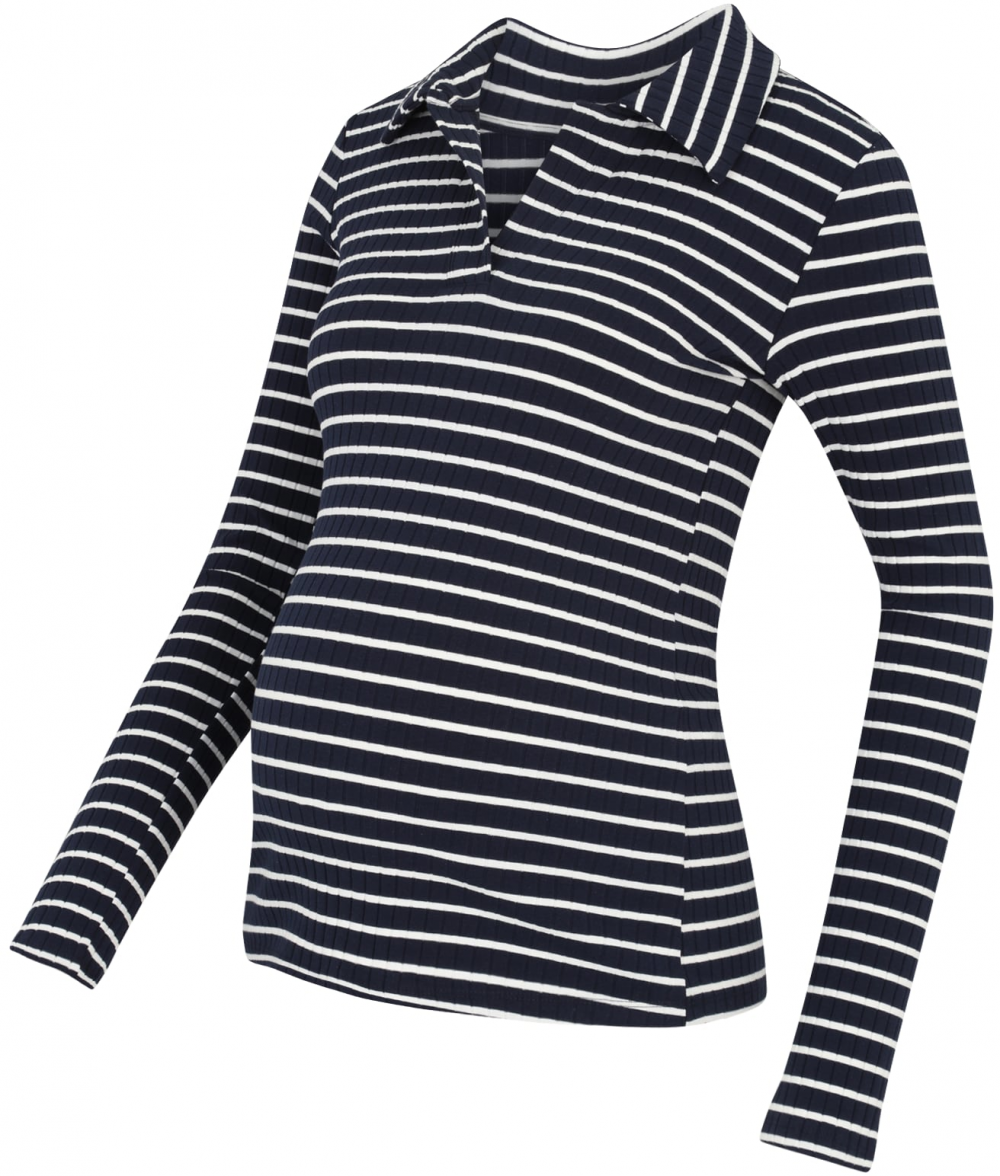 Vero Moda Maternity Tričko 'VMMSea'  tmavomodrá / biela