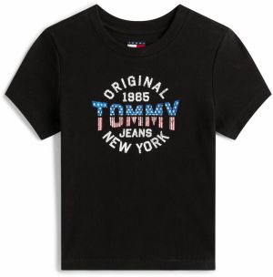 Tommy Jeans Tričko 'New York'  modrá / červená / čierna / biela