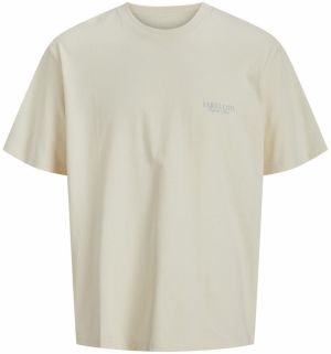 JACK & JONES Tričko 'JORhydra'  modrá / sivá / biela ako vlna