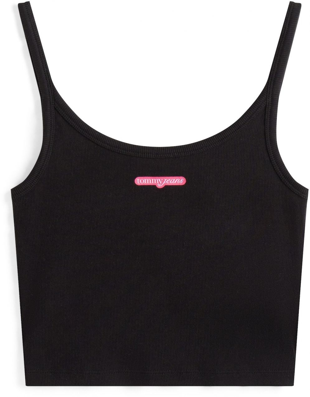 Tommy Jeans Top  svetloružová / čierna