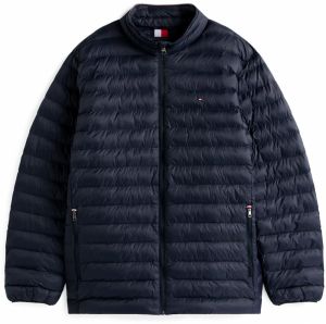 Tommy Hilfiger Big & Tall Prechodná bunda  námornícka modrá / červená / šedobiela