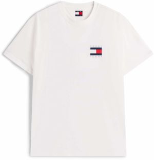 Tommy Jeans Tričko  námornícka modrá / červená / biela