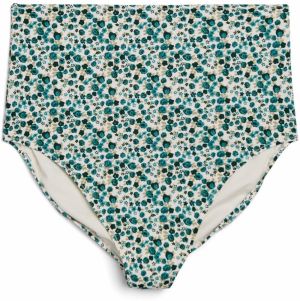 Swim by Zizzi Bikinové nohavičky 'Skatrin'  krémová / tmavozelená / čierna