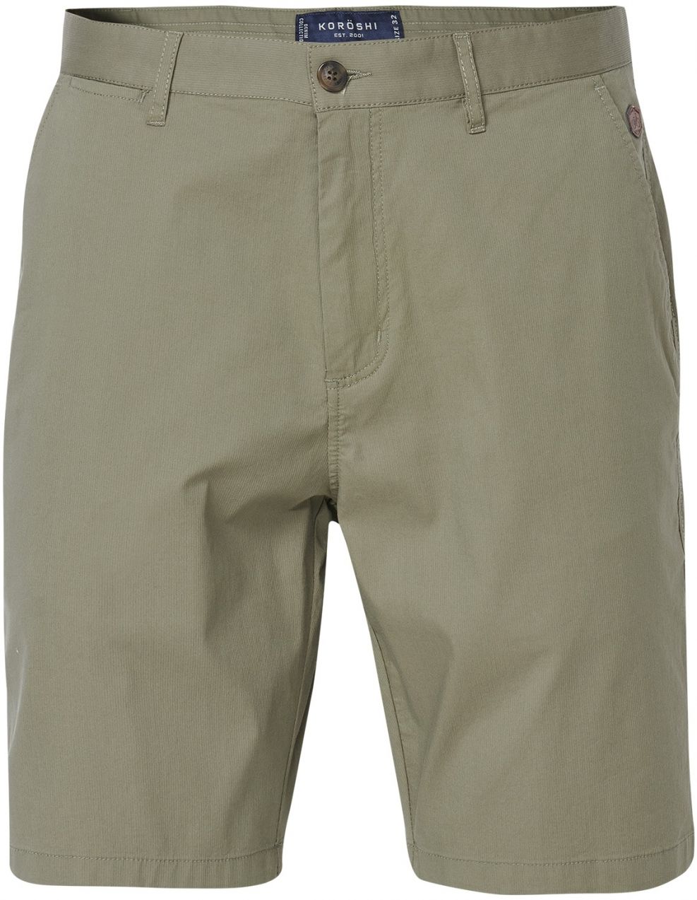 KOROSHI Chino nohavice  kaki