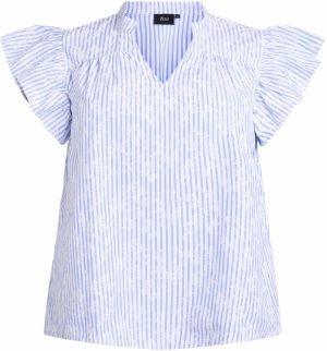 Zizzi Blúzka 'VKatja'  kráľovská modrá / biela