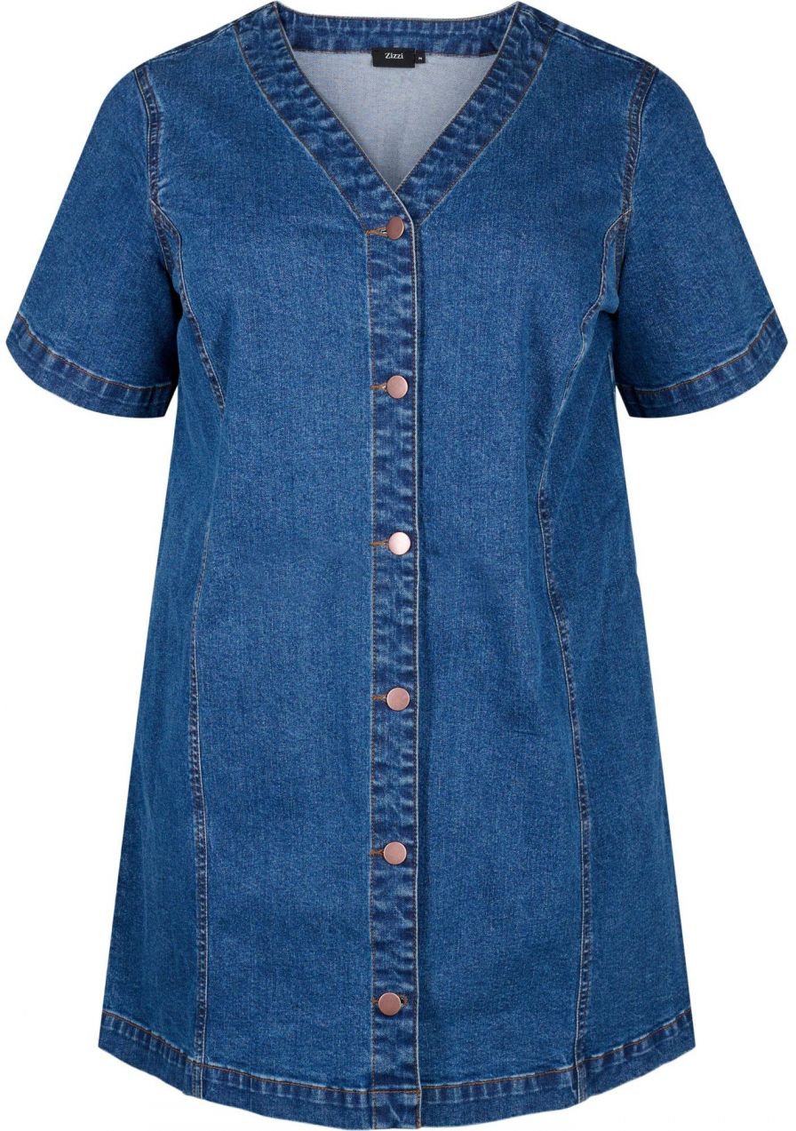 Zizzi Šaty 'Jevila'  modrá denim